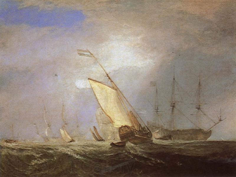 Joseph Mallord William Turner Warship Germany oil painting art